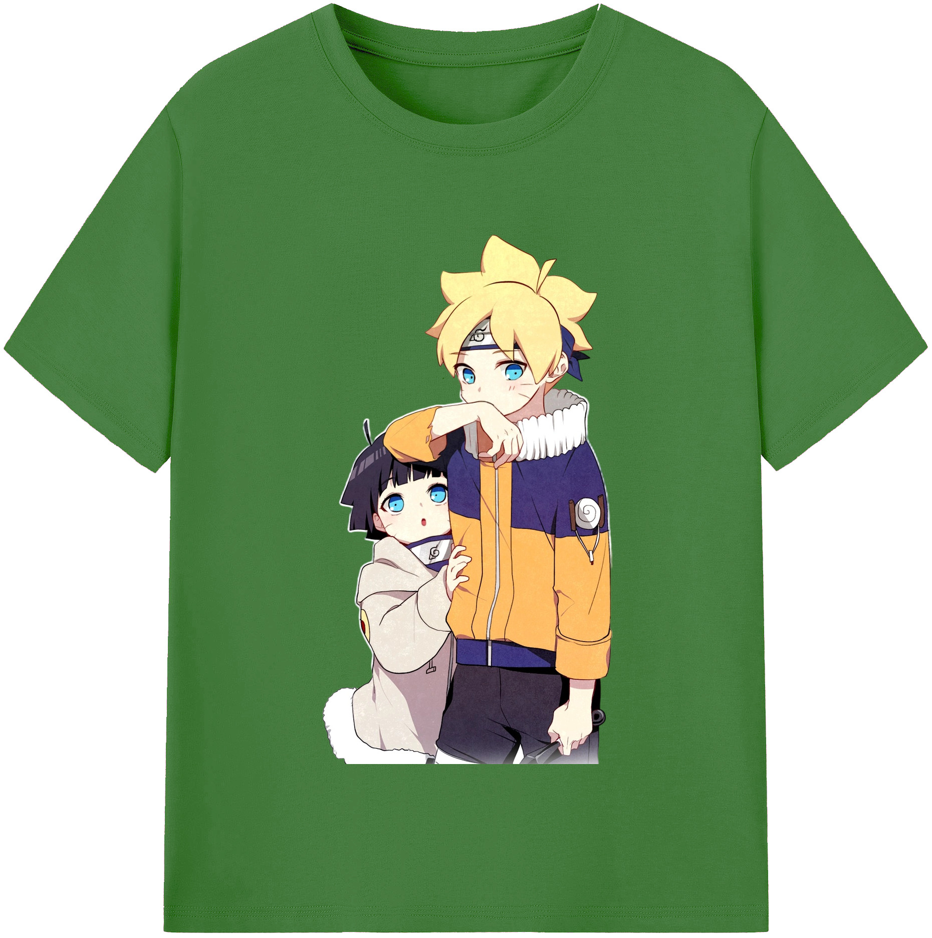 （画像用） NARUTO -ナルト- うずまき ボルト Uzumaki Boruto レディースカジュアルプリントTシャツ（綿100％）